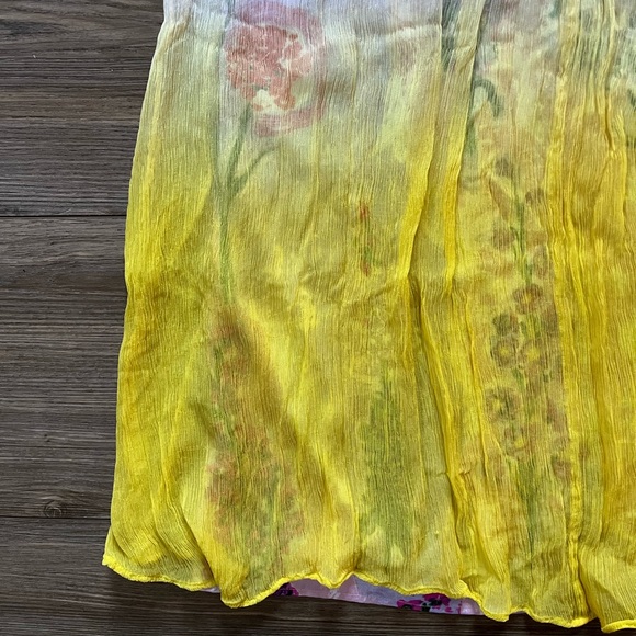 HD in Paris Dipped Chroma Swing Dress Floral Ombré Women’s 6 - Picture 4 of 11